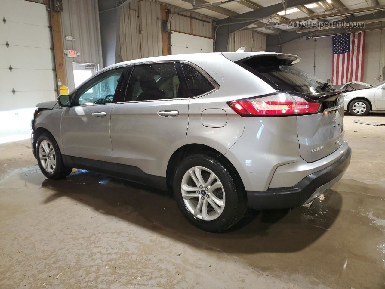 2020 Ford Edge Sel Silver vin: 2FMPK4J93LBA65890