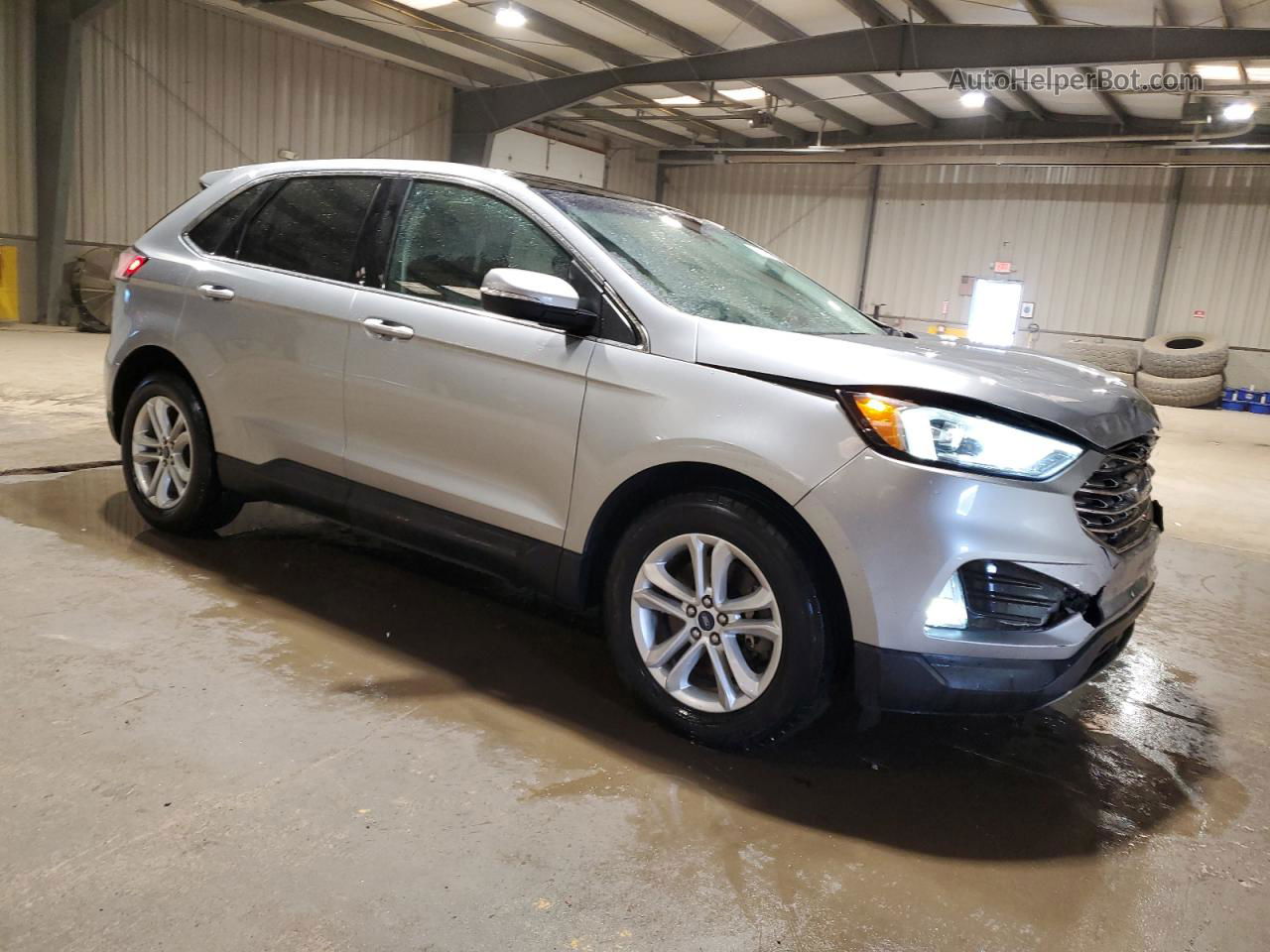 2020 Ford Edge Sel Silver vin: 2FMPK4J93LBA65890