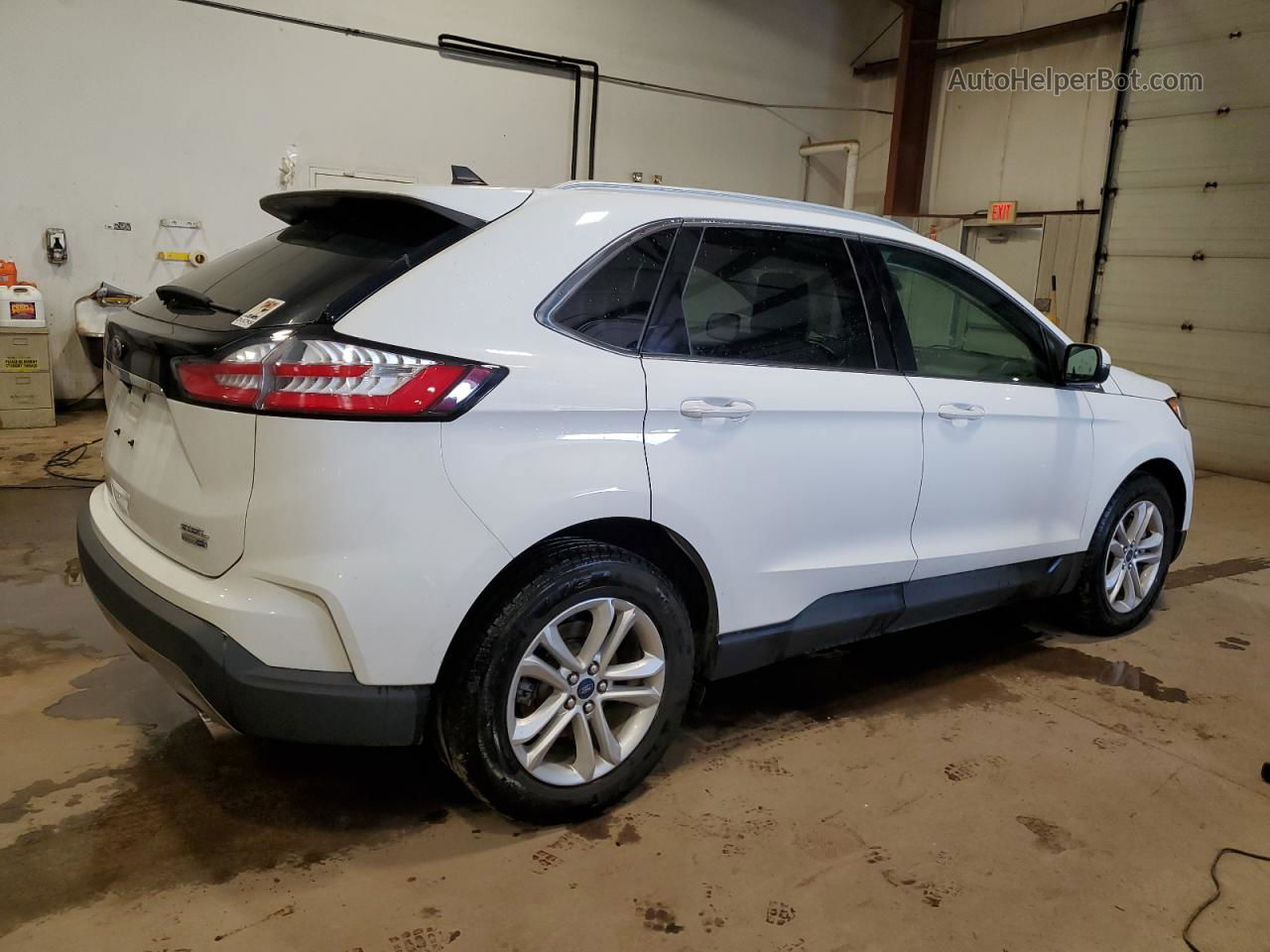 2020 Ford Edge Sel White vin: 2FMPK4J93LBB14912