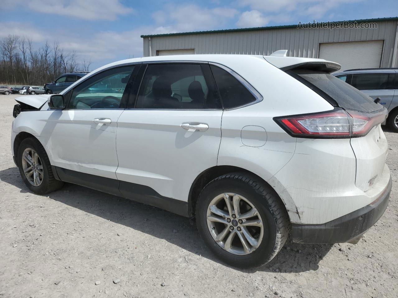 2016 Ford Edge Sel White vin: 2FMPK4J94GBB09059