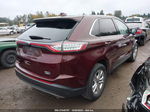 2017 Ford Edge Sel Бордовый vin: 2FMPK4J94HBB11492