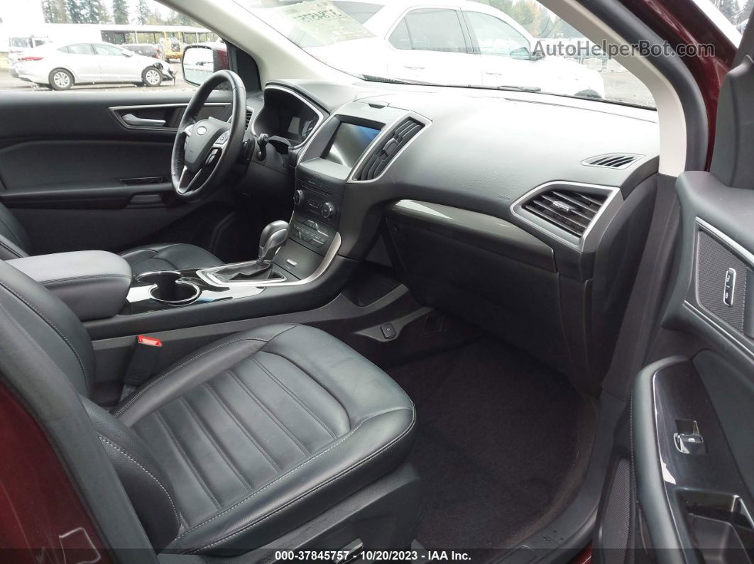 2017 Ford Edge Sel Бордовый vin: 2FMPK4J94HBB11492