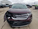 2017 Ford Edge Sel Burgundy vin: 2FMPK4J94HBB11539