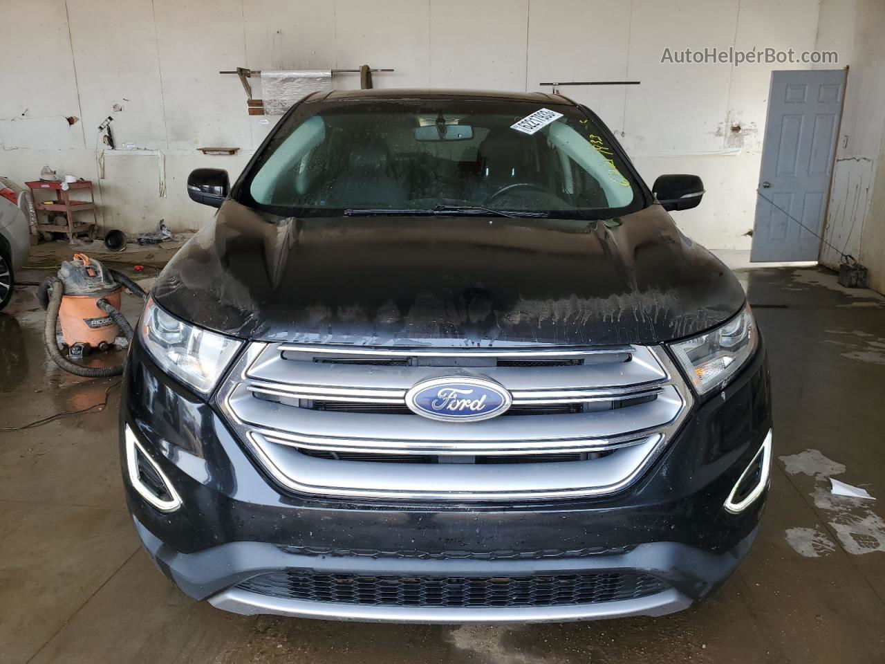 2017 Ford Edge Sel Черный vin: 2FMPK4J94HBB31144