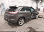 2017 Ford Edge Sel Gray vin: 2FMPK4J94HBC44494