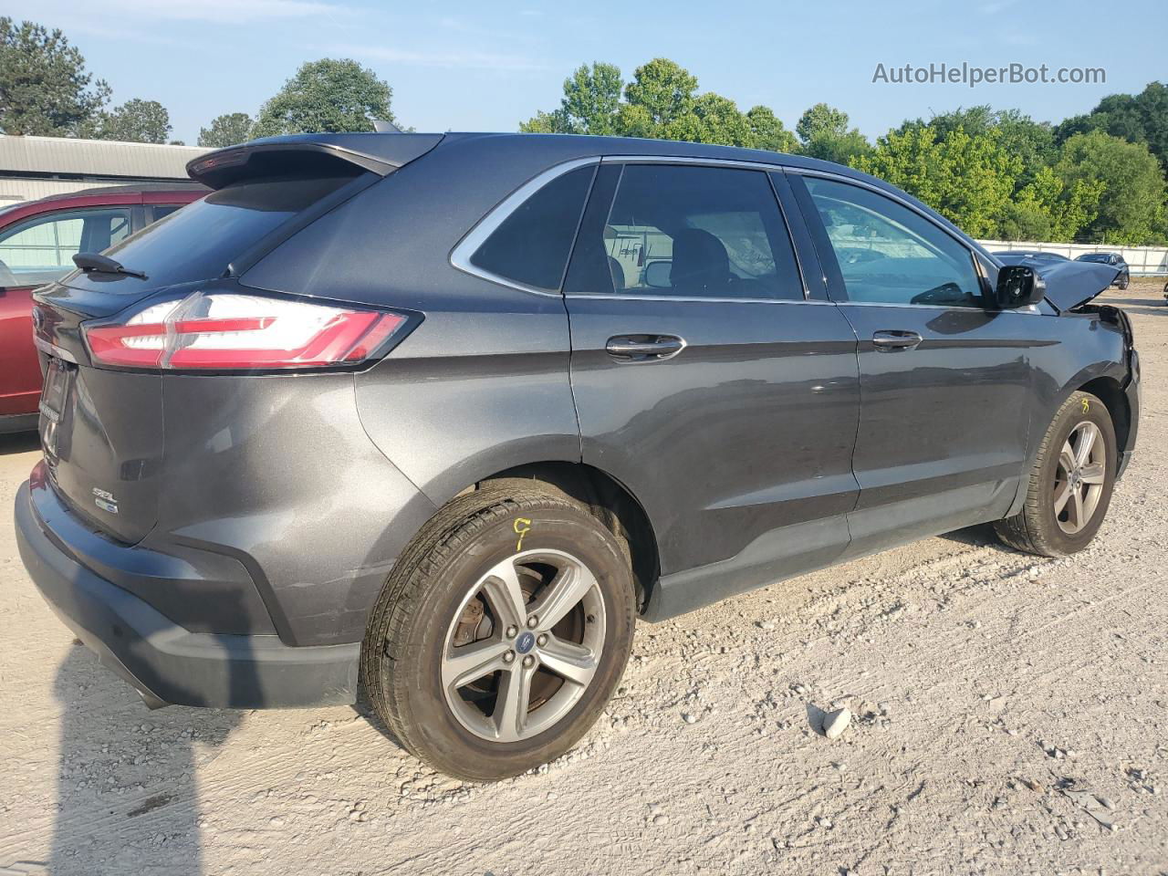 2019 Ford Edge Sel Серый vin: 2FMPK4J94KBB84904