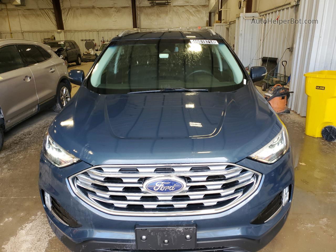 2019 Ford Edge Sel Blue vin: 2FMPK4J94KBC22275