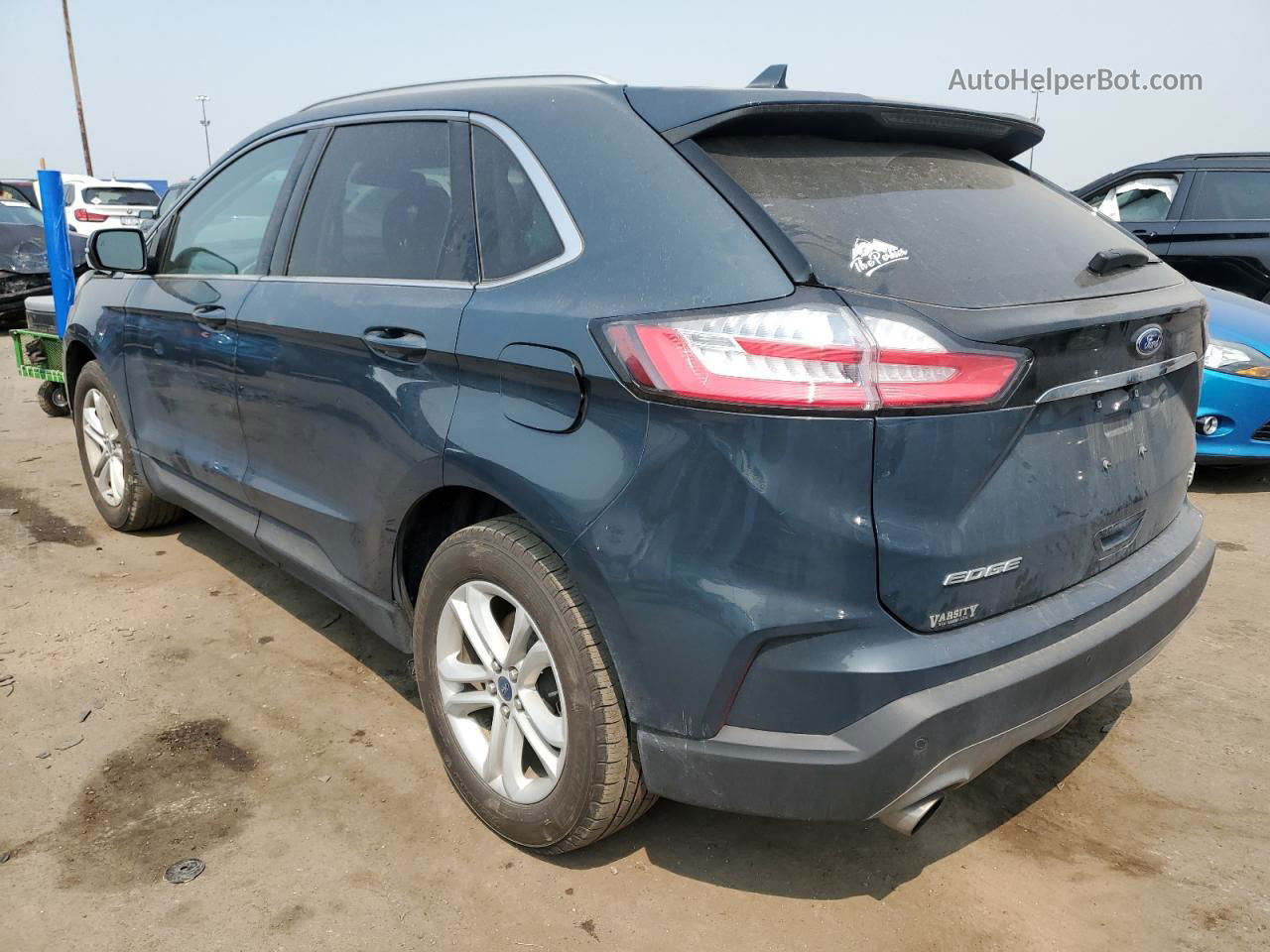 2019 Ford Edge Sel Blue vin: 2FMPK4J94KBC26567