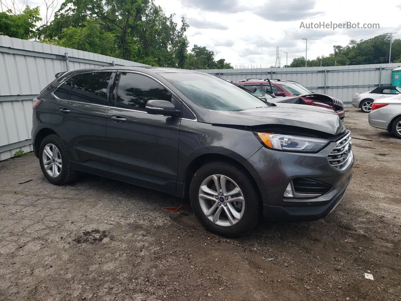 2020 Ford Edge Sel Black vin: 2FMPK4J94LBA96730