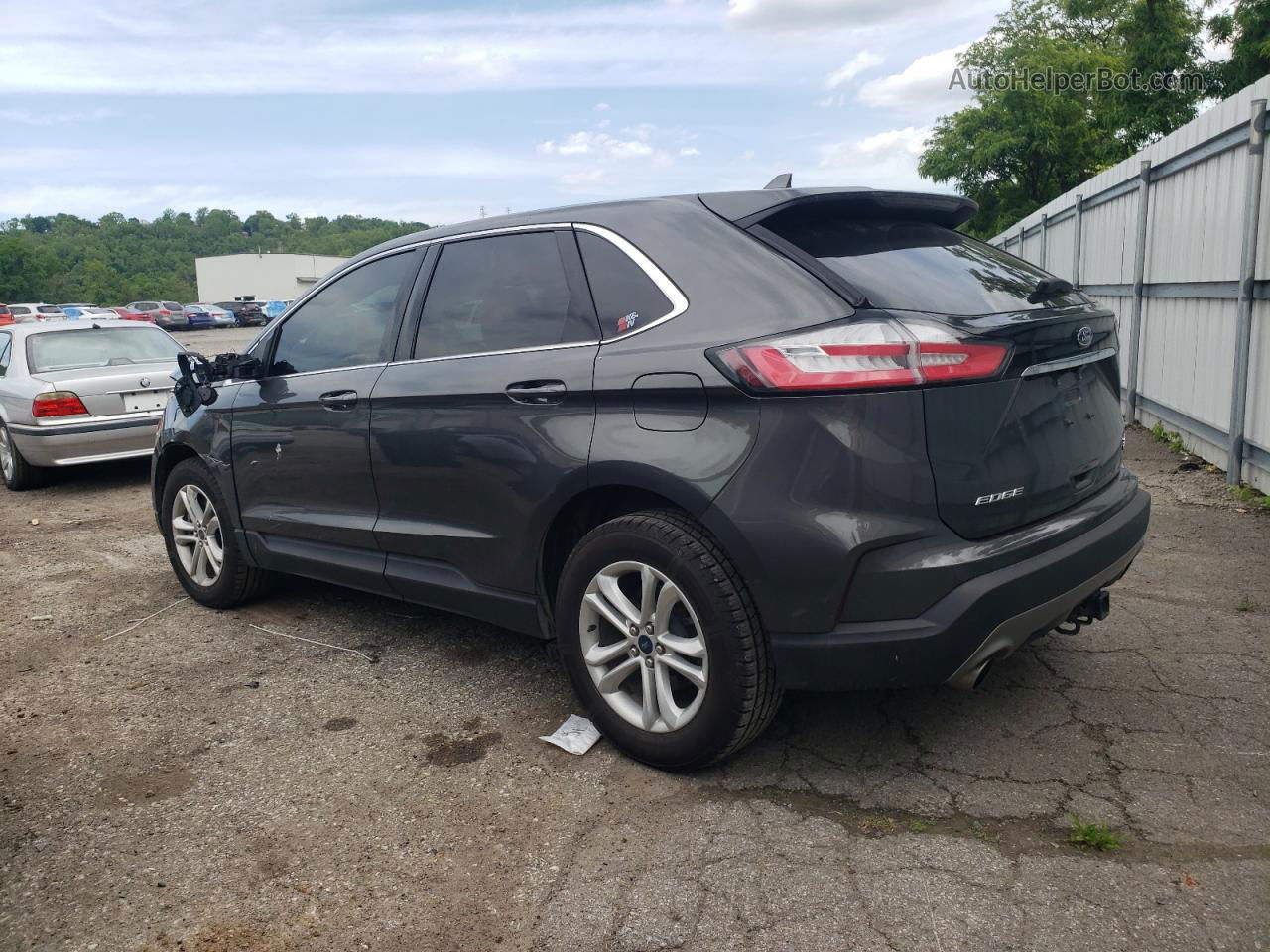 2020 Ford Edge Sel Черный vin: 2FMPK4J94LBA96730