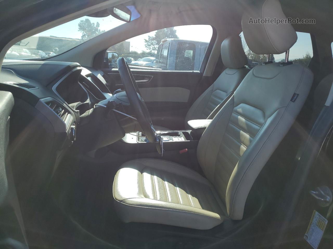 2020 Ford Edge Sel Черный vin: 2FMPK4J94LBB01473