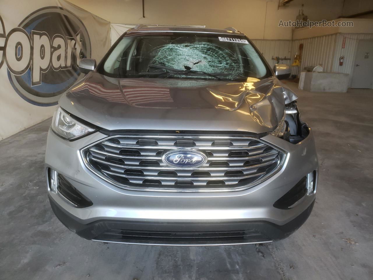 2020 Ford Edge Sel Gray vin: 2FMPK4J94LBB54724