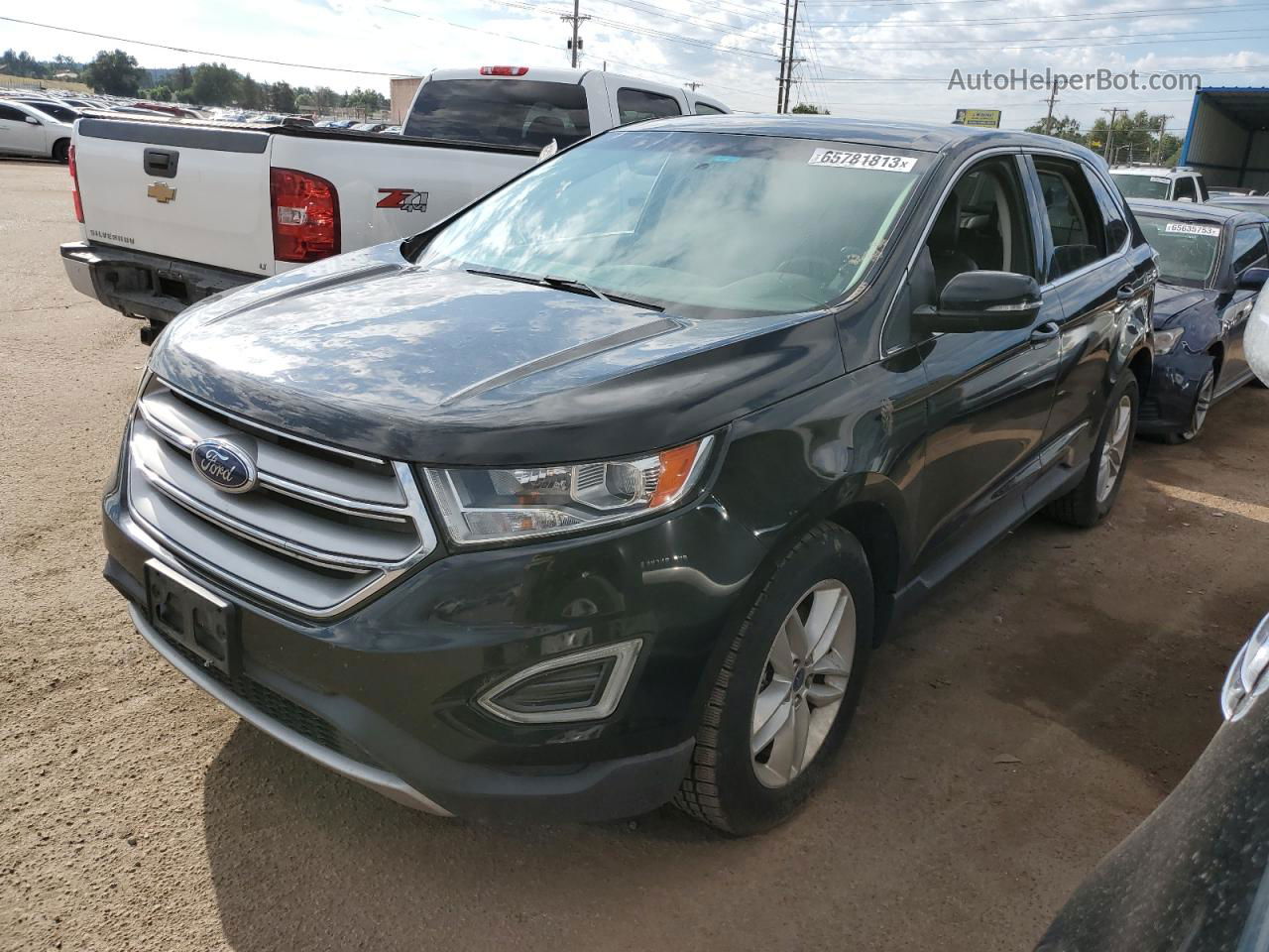 2016 Ford Edge Sel Black vin: 2FMPK4J95GBC11910