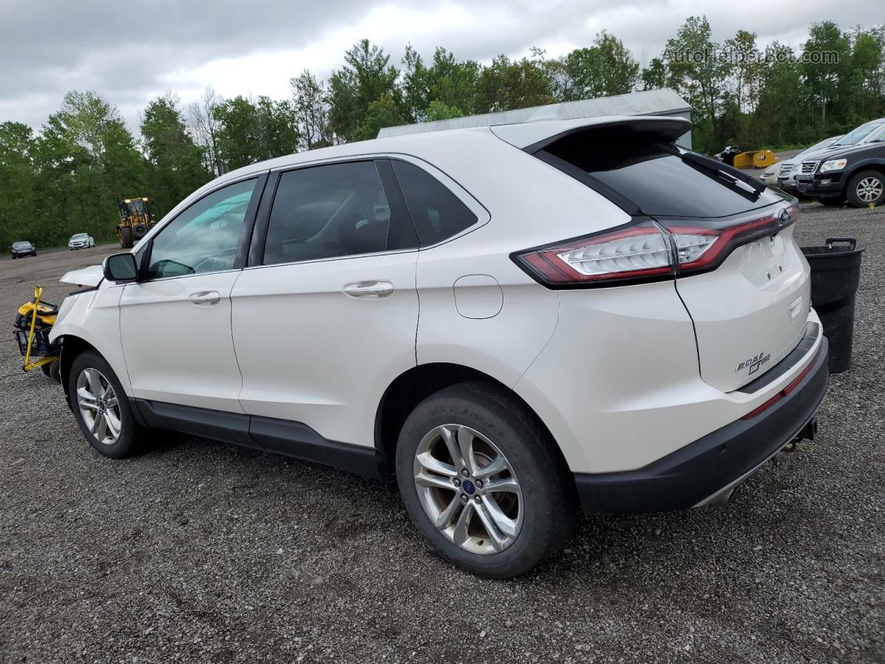 2017 Ford Edge Sel Белый vin: 2FMPK4J95HBB17706