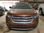 2017 Ford Edge Sel Brown vin: 2FMPK4J95HBB31136