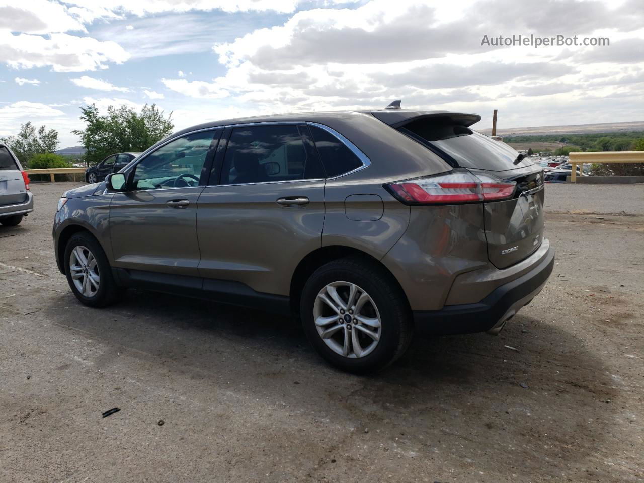 2019 Ford Edge Sel Brown vin: 2FMPK4J95KBB41107