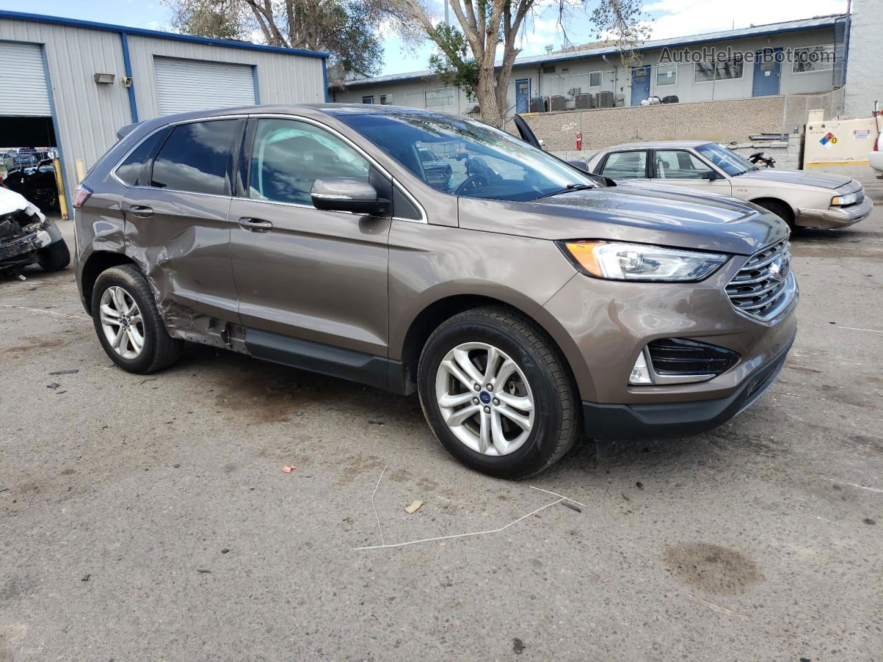 2019 Ford Edge Sel Brown vin: 2FMPK4J95KBB41107