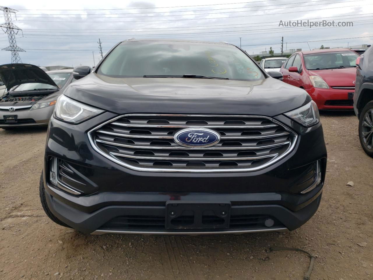 2019 Ford Edge Sel Black vin: 2FMPK4J95KBC40719