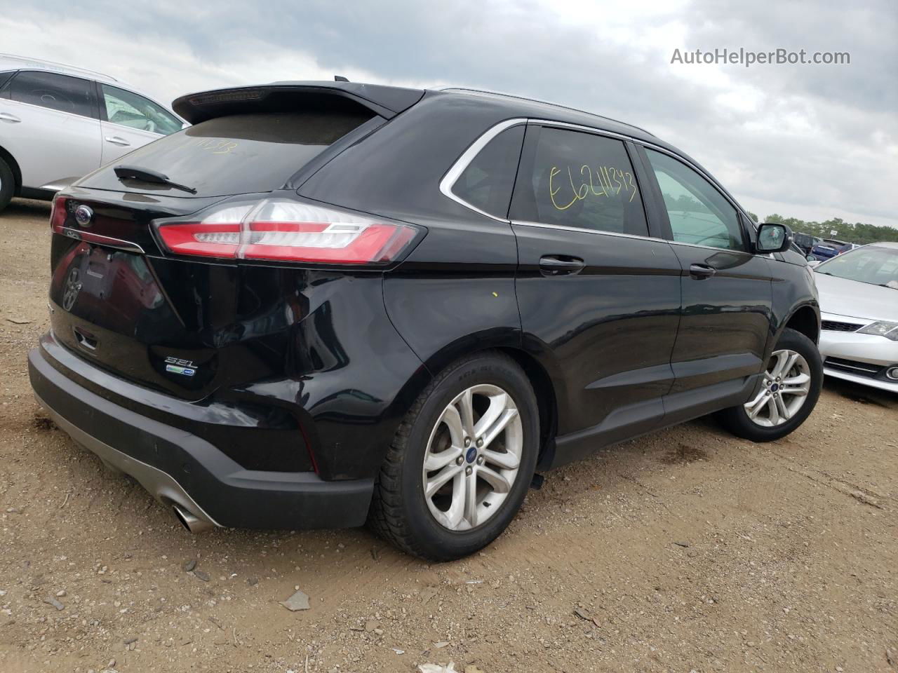 2019 Ford Edge Sel Black vin: 2FMPK4J95KBC40719