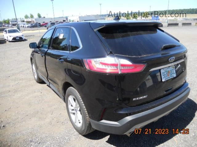 2019 Ford Edge Sel Черный vin: 2FMPK4J95KBC46195