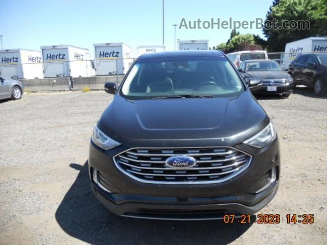 2019 Ford Edge Sel Черный vin: 2FMPK4J95KBC46195