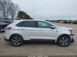 2019 Ford Edge Sel White vin: 2FMPK4J95KBC48237