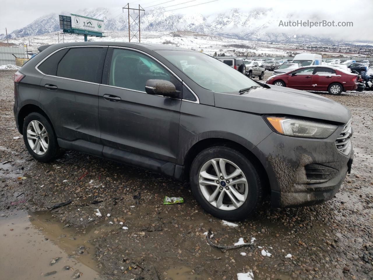 2019 Ford Edge Sel Charcoal vin: 2FMPK4J95KBC58217