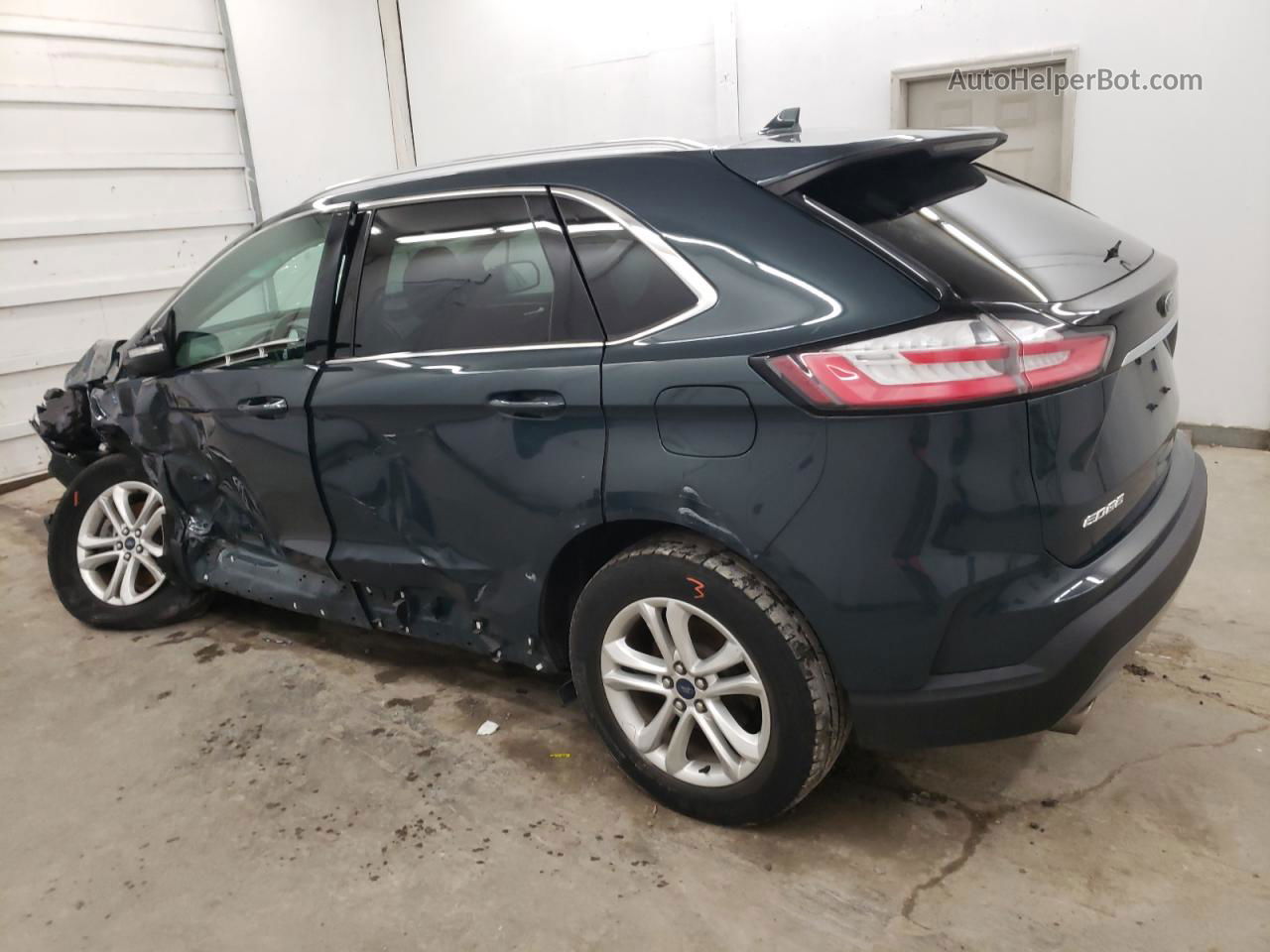 2019 Ford Edge Sel Teal vin: 2FMPK4J95KBC60744