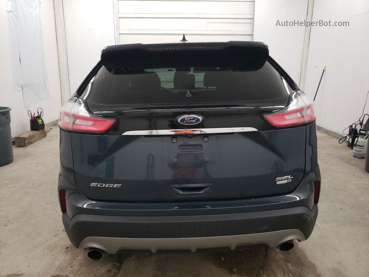 2019 Ford Edge Sel Бирюзовый vin: 2FMPK4J95KBC60744