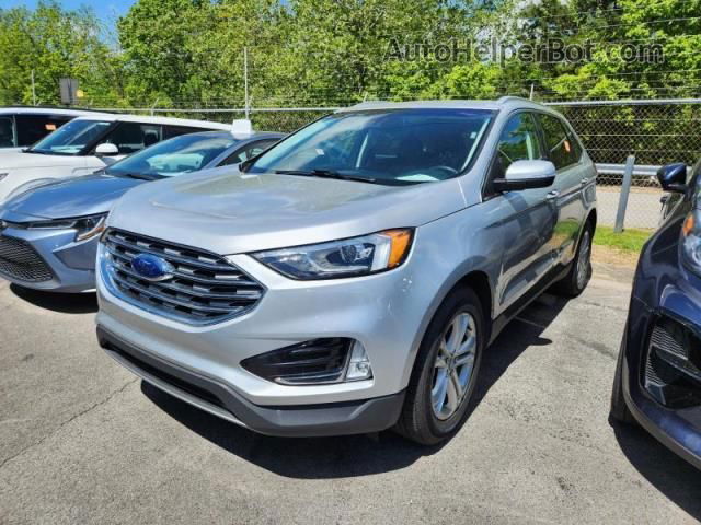 2019 Ford Edge Sel Silver vin: 2FMPK4J95KBC60825