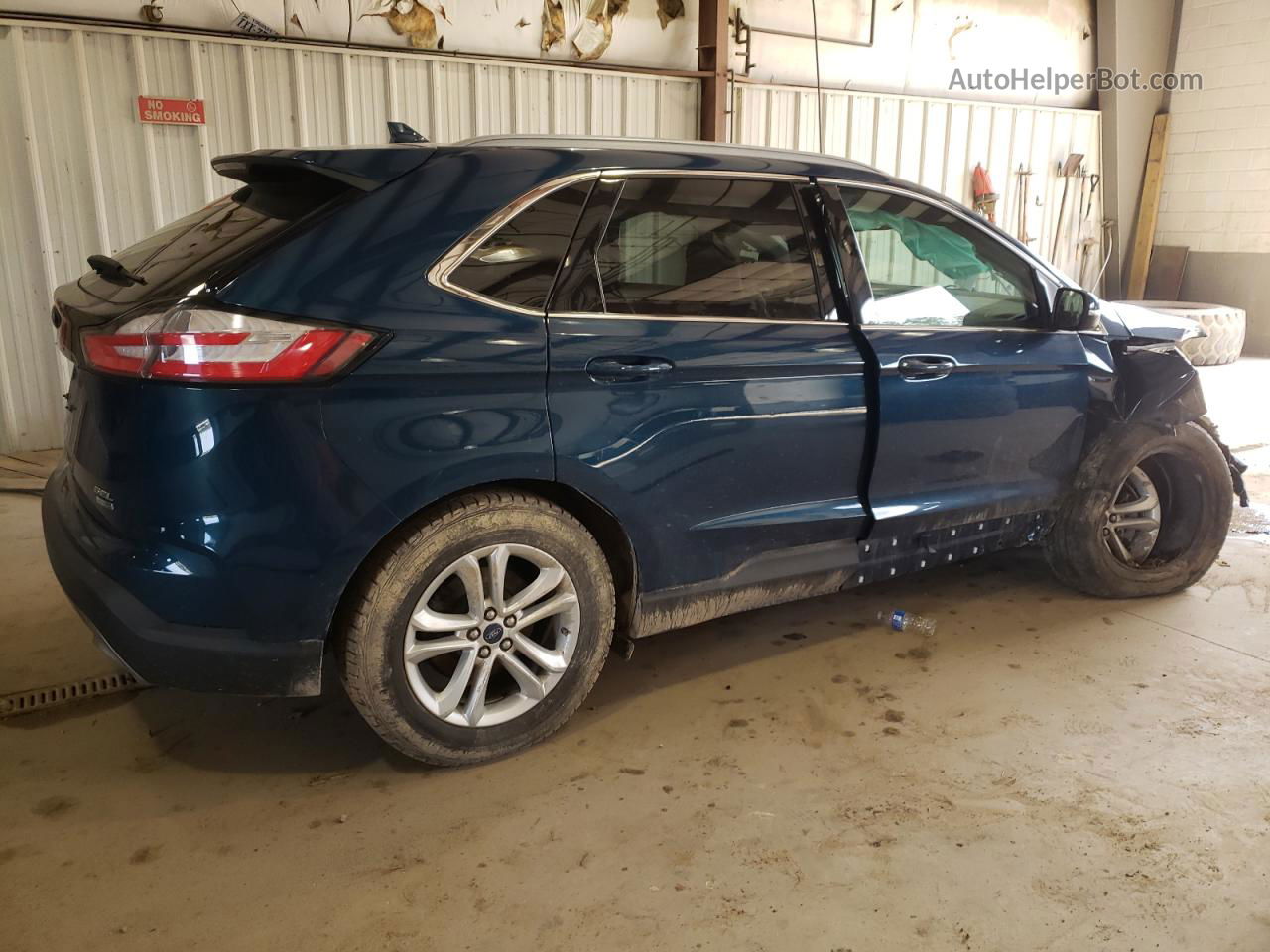 2020 Ford Edge Sel Blue vin: 2FMPK4J95LBA30364