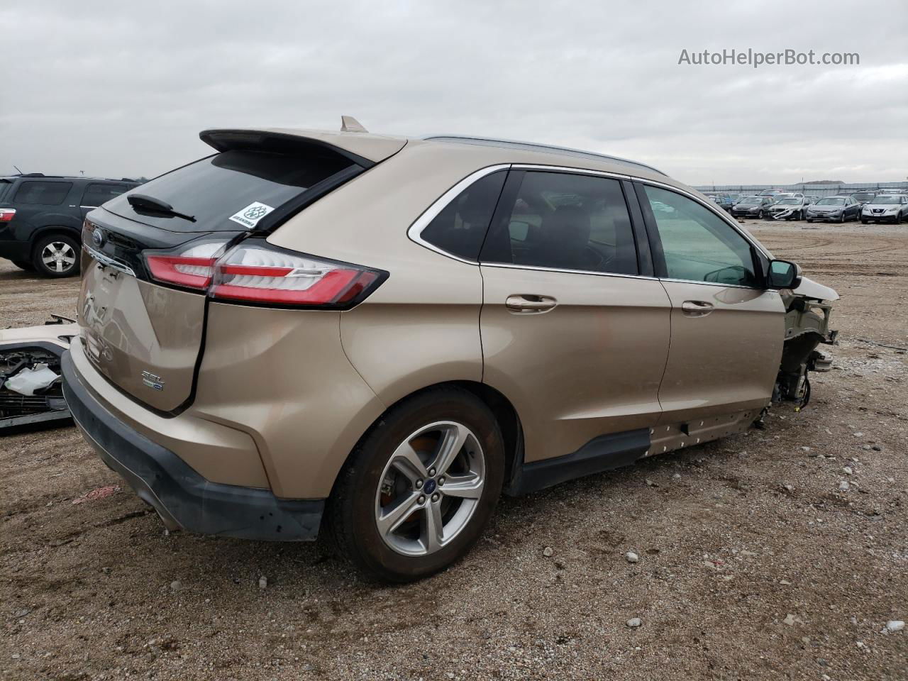 2020 Ford Edge Sel Tan vin: 2FMPK4J95LBA90452