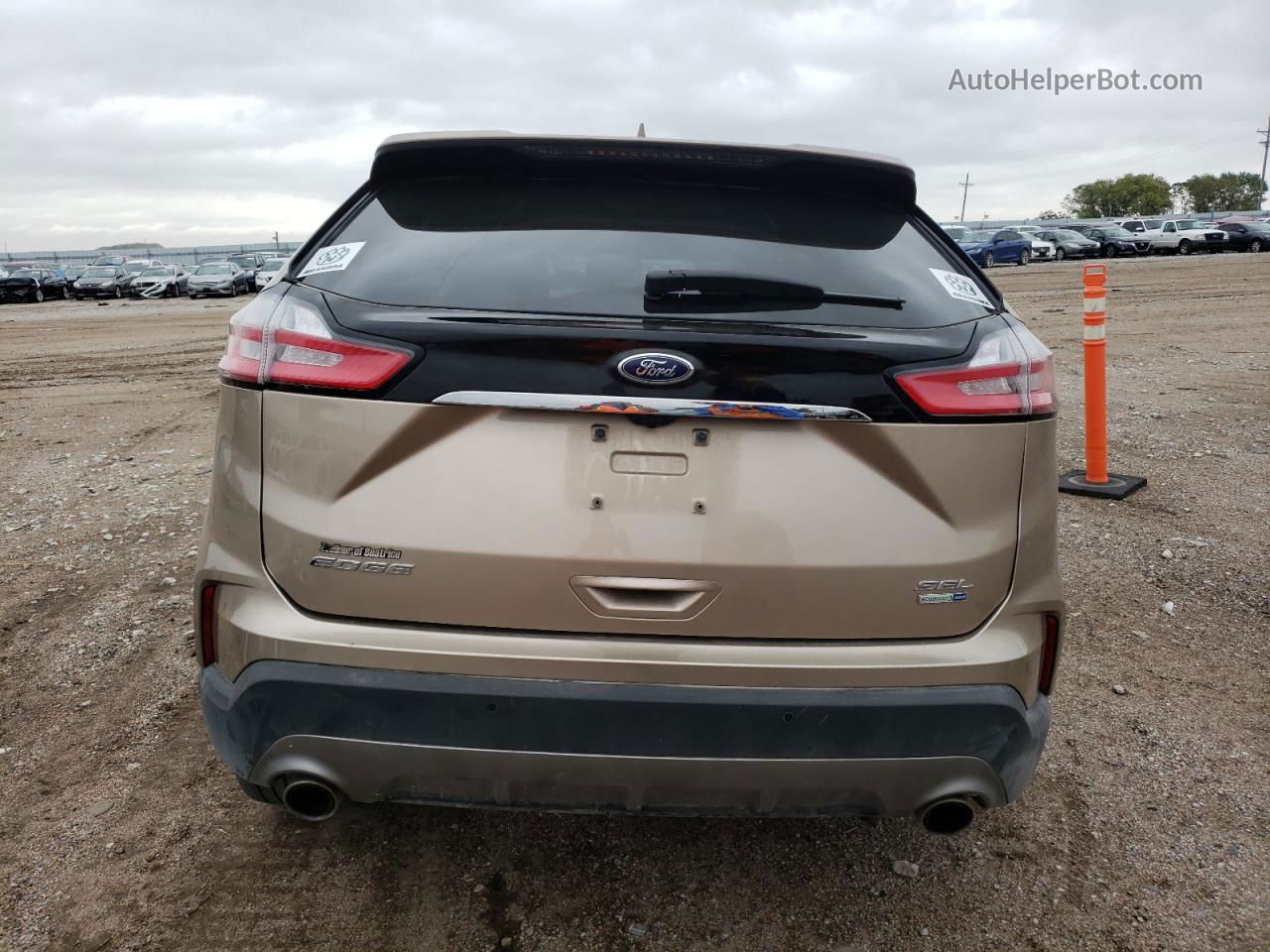 2020 Ford Edge Sel Tan vin: 2FMPK4J95LBA90452