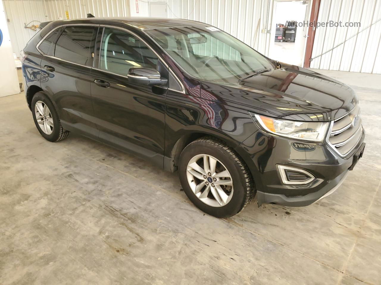 2016 Ford Edge Sel Black vin: 2FMPK4J96GBC03489