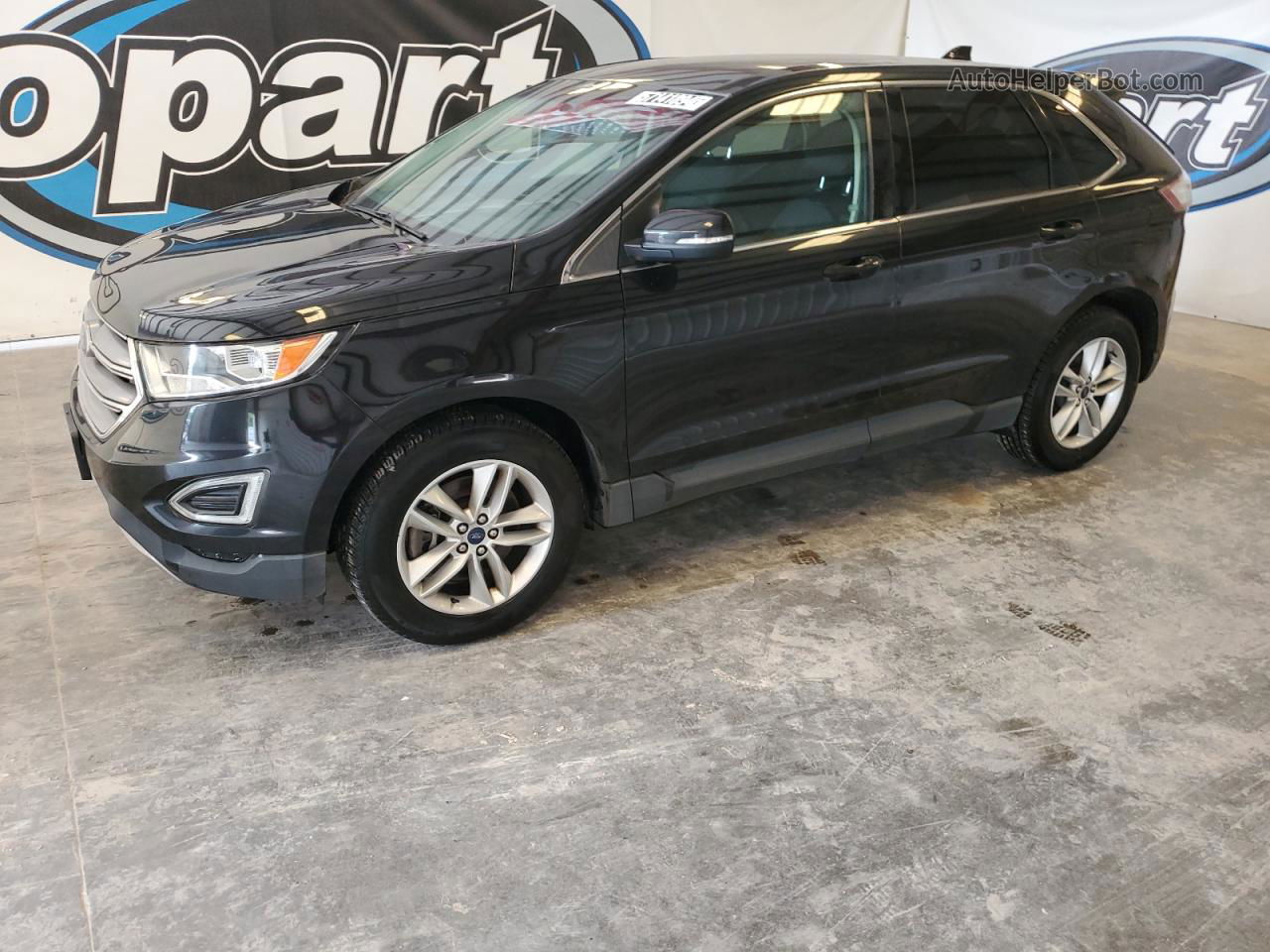 2016 Ford Edge Sel Black vin: 2FMPK4J96GBC03489