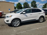 2017 Ford Edge Sel White vin: 2FMPK4J96HBC47767