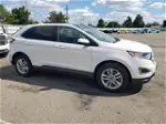 2017 Ford Edge Sel White vin: 2FMPK4J96HBC47767