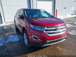 2018 Ford Edge Sel Burgundy vin: 2FMPK4J96JBB67035