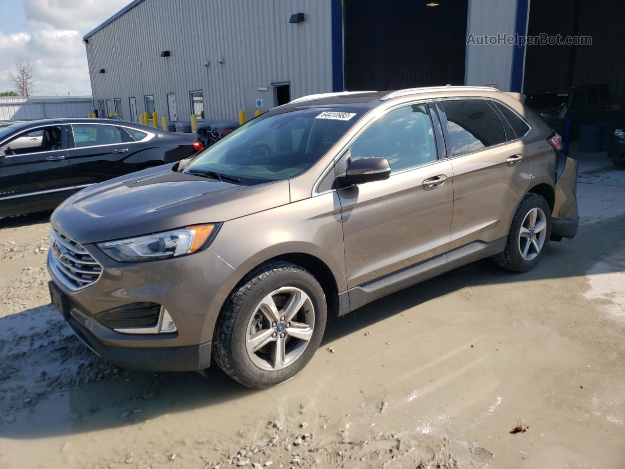 2019 Ford Edge Sel Brown vin: 2FMPK4J96KBC34475