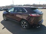 2020 Ford Edge Sel Maroon vin: 2FMPK4J96LBA83722