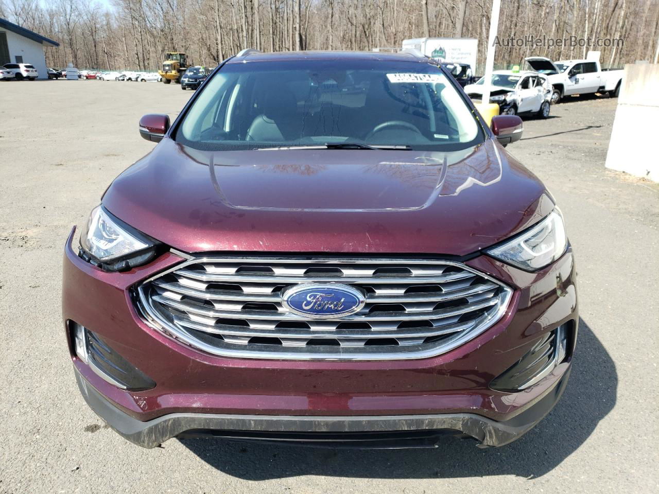 2020 Ford Edge Sel Темно-бордовый vin: 2FMPK4J96LBA83722