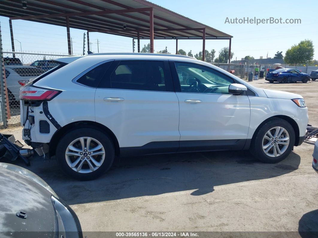 2020 Ford Edge Sel White vin: 2FMPK4J96LBB14502