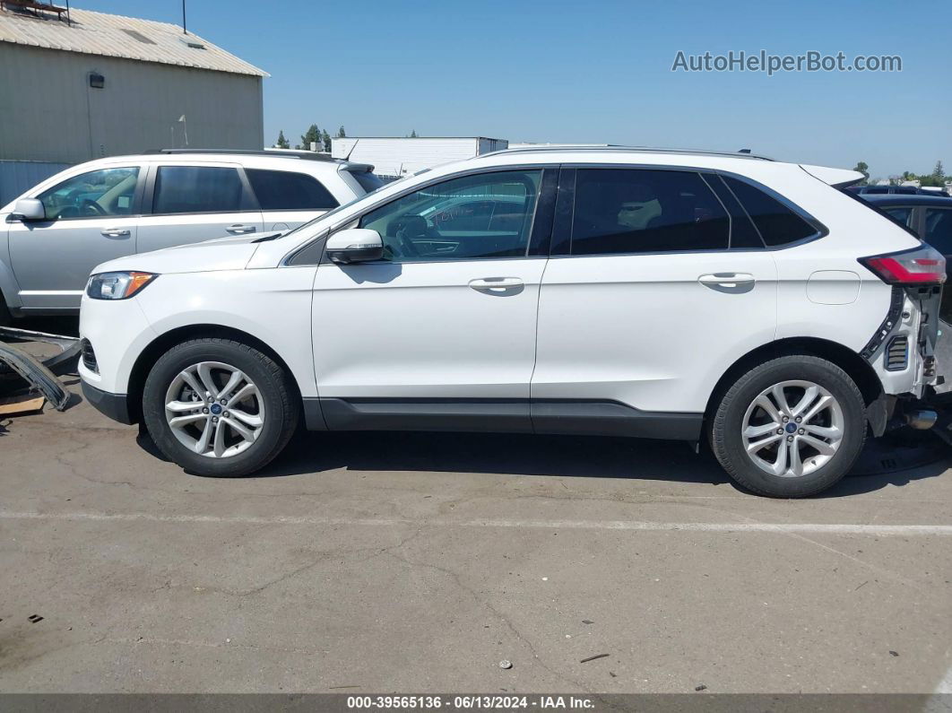 2020 Ford Edge Sel White vin: 2FMPK4J96LBB14502