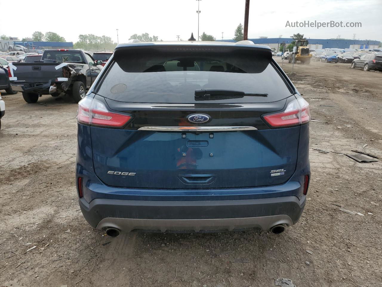 2020 Ford Edge Sel Blue vin: 2FMPK4J96LBB19618