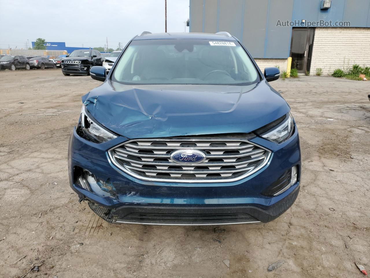 2020 Ford Edge Sel Blue vin: 2FMPK4J96LBB19618