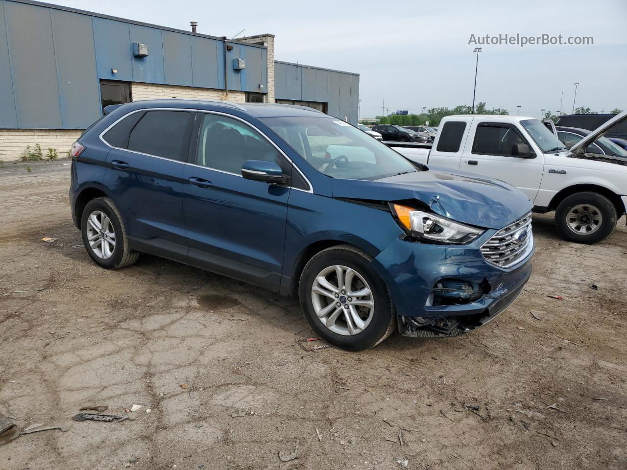 2020 Ford Edge Sel Blue vin: 2FMPK4J96LBB19618