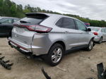 2016 Ford Edge Sel Silver vin: 2FMPK4J97GBB02235