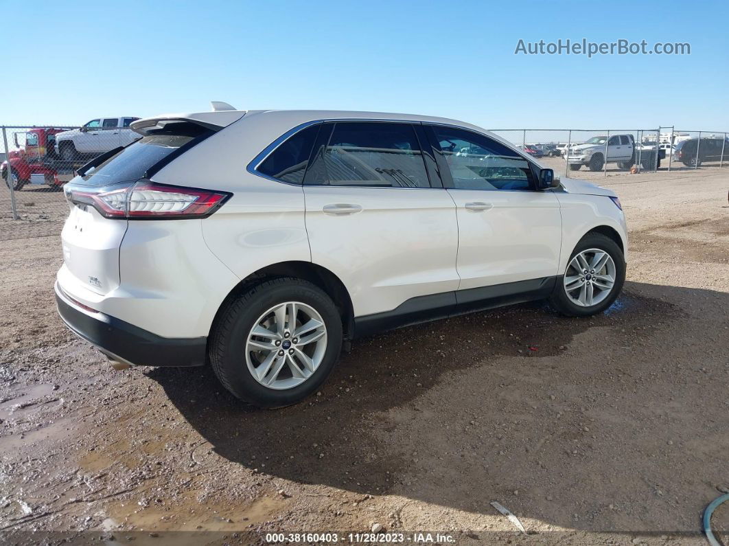 2017 Ford Edge Sel Белый vin: 2FMPK4J97HBB96635