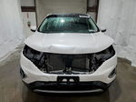 2018 Ford Edge Sel White vin: 2FMPK4J97JBC21443