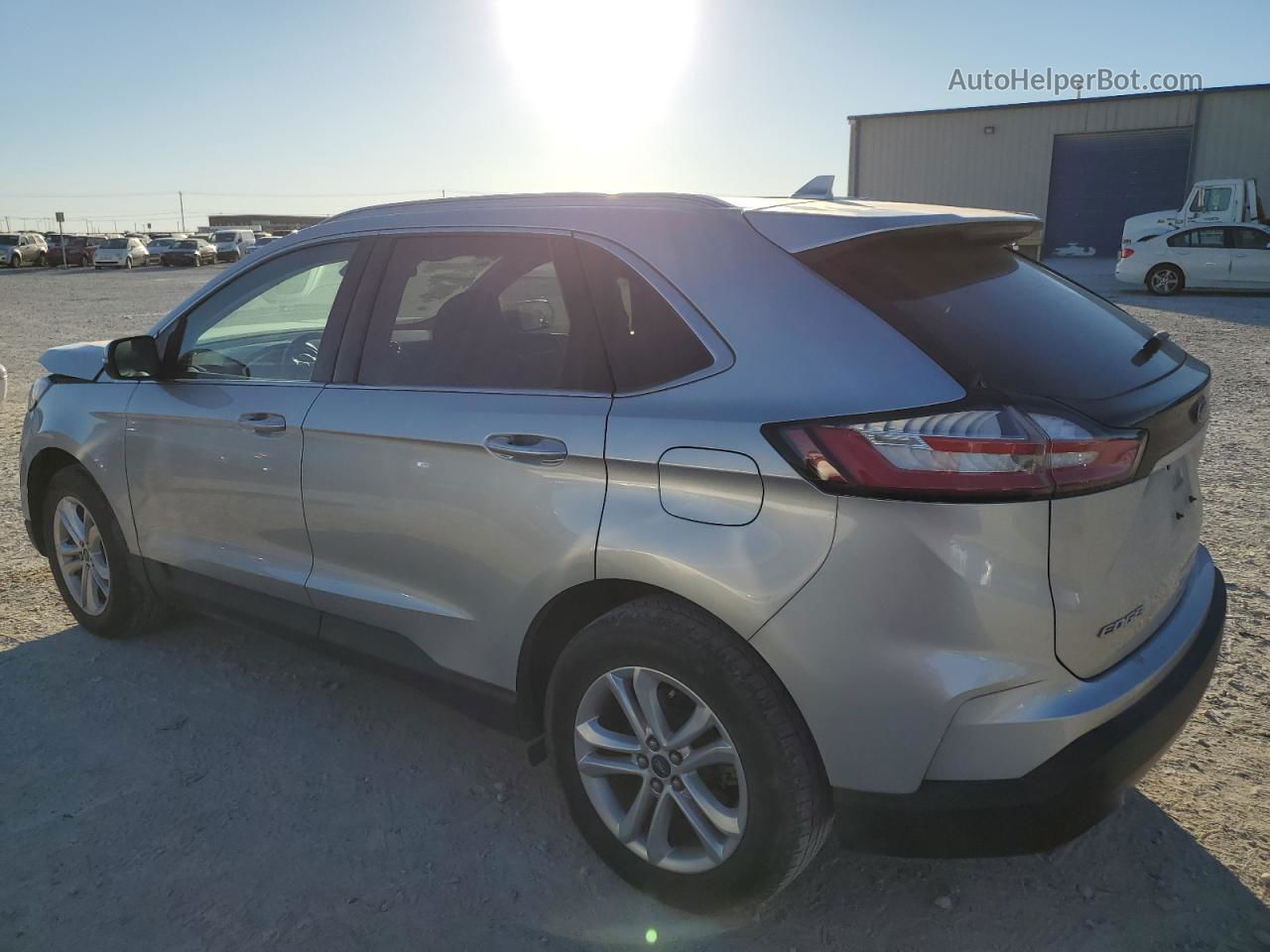 2019 Ford Edge Sel Gray vin: 2FMPK4J97KBC03543